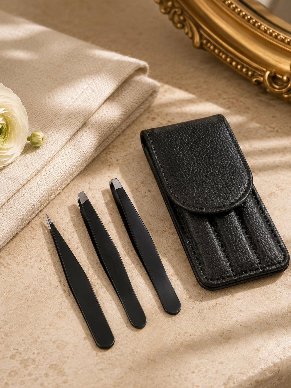 Luce 3 Piece Tweezer Set